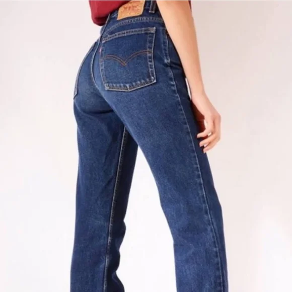 Rare Vintage Levi's 517 Blank Orange Tab 36 34 Jeans Pants Straight Leg - Picture 8 of 8